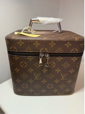 Monogram LV Fashion Vanity Case - Brown/Silver